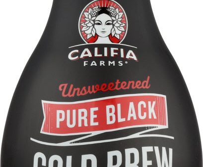 CALIFIA: Pure Black Cold Brew Coffee Unsweetened, 48 oz For Sale