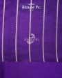 PURPLE KADHWA RAW MANGO SILK BANARASI HANDLOOM SAREE Cheap