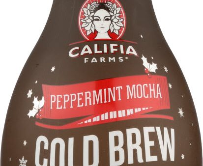 CALIFIA: Peppermint Mocha Cold Brew Coffee, 48 oz Online Sale