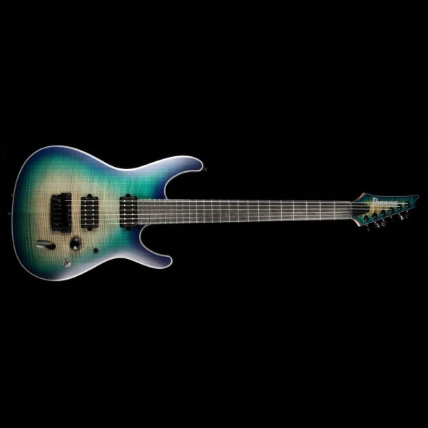 Ibanez Iron Label SIX6FDFM Electric Guitar Blue Space Burst Online Sale