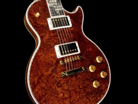 Gibson Custom Shop Les Paul Ultima Butterfly Burl Maple Top Electric Guitar Root Beer Gloss For Sale