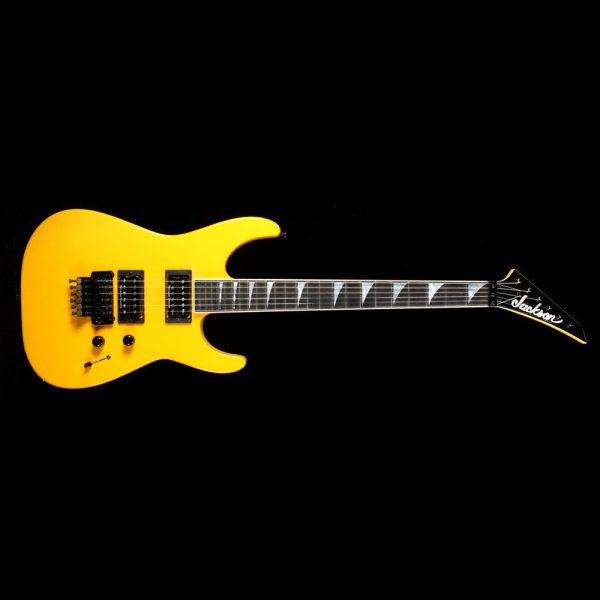 Used 2014 Jackson Custom Shop 30th Anniversary 1984 Soloist Prototype Electric Guitar Yellow Pearl Cheap