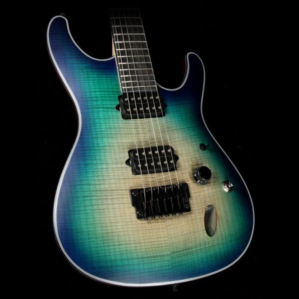 Ibanez Iron Label SIX6FDFM Electric Guitar Blue Space Burst Online Sale