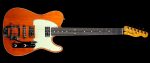 Used 2013 Fender Custom Shop Double TV Jones Telecaster Electric Guitar Transparent Orange Hot on Sale