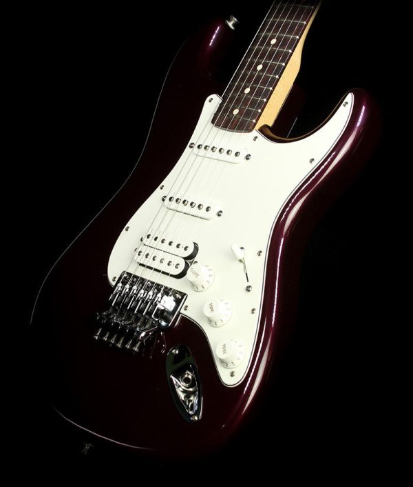 Used Fender Standard HSS Floyd Rose Stratocaster Electric Guitar Midnight Wine Online