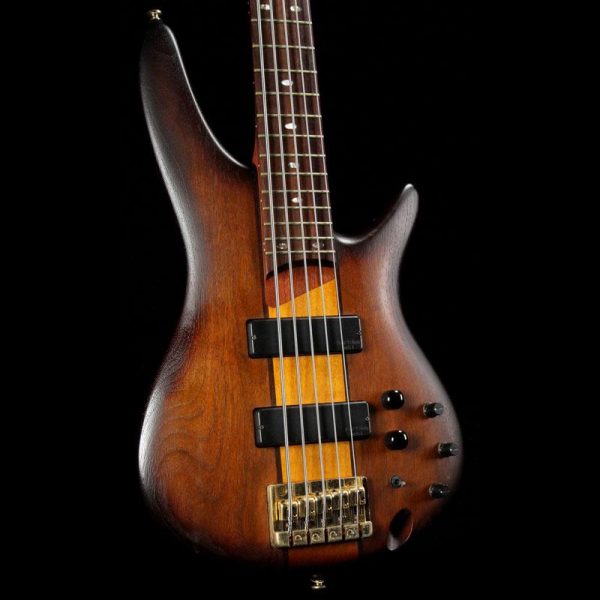 Ibanez SR755 5-String Bass Brown Sunburst 2010 Fashion