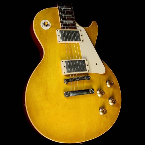 Used 2007 Gibson Custom Shop 1958 Les Paul Historic Electric Guitar Lemonburst Online Hot Sale