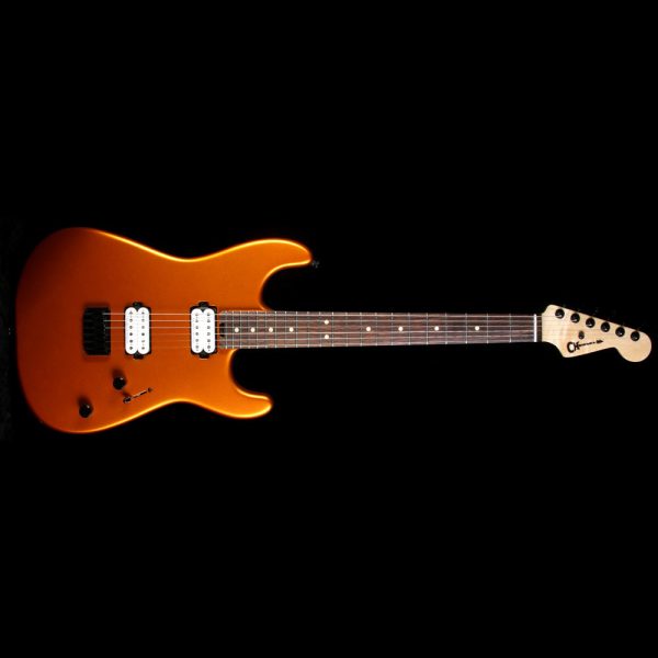 Used Charvel Pro Mod Series San Dimas 2H Hardtail Electric Guitar Satin Orange Cheap