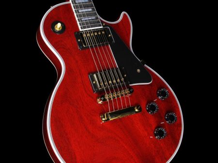 Used 2016 Gibson Custom Shop Les Paul Custom Electric Guitar Faded Cherry with Mahogany Top Fashion