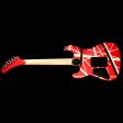 Used EVH Striped Series 5150 Electric Guitar Striped Red Black and White Online Hot Sale