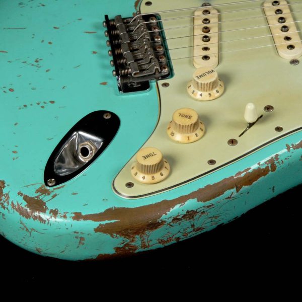 Fender Custom Shop  62 Stratocaster Roasted Masterbuilt Seafoam Green Ultimate Relic 2016 For Cheap